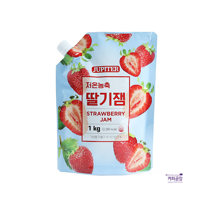 쥬피터 저온농축 딸기 잼 1kg