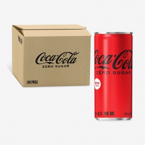 코카콜라 코카콜라 제로 215ml (캔) x 30개 1박스