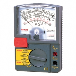 [SANWA] DM1528S 아날로그 절연저항계, Analog Insulation & Continuity Meter